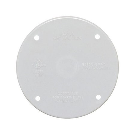 GIZMO 14170WH White Round Blank Box Cover GI156586